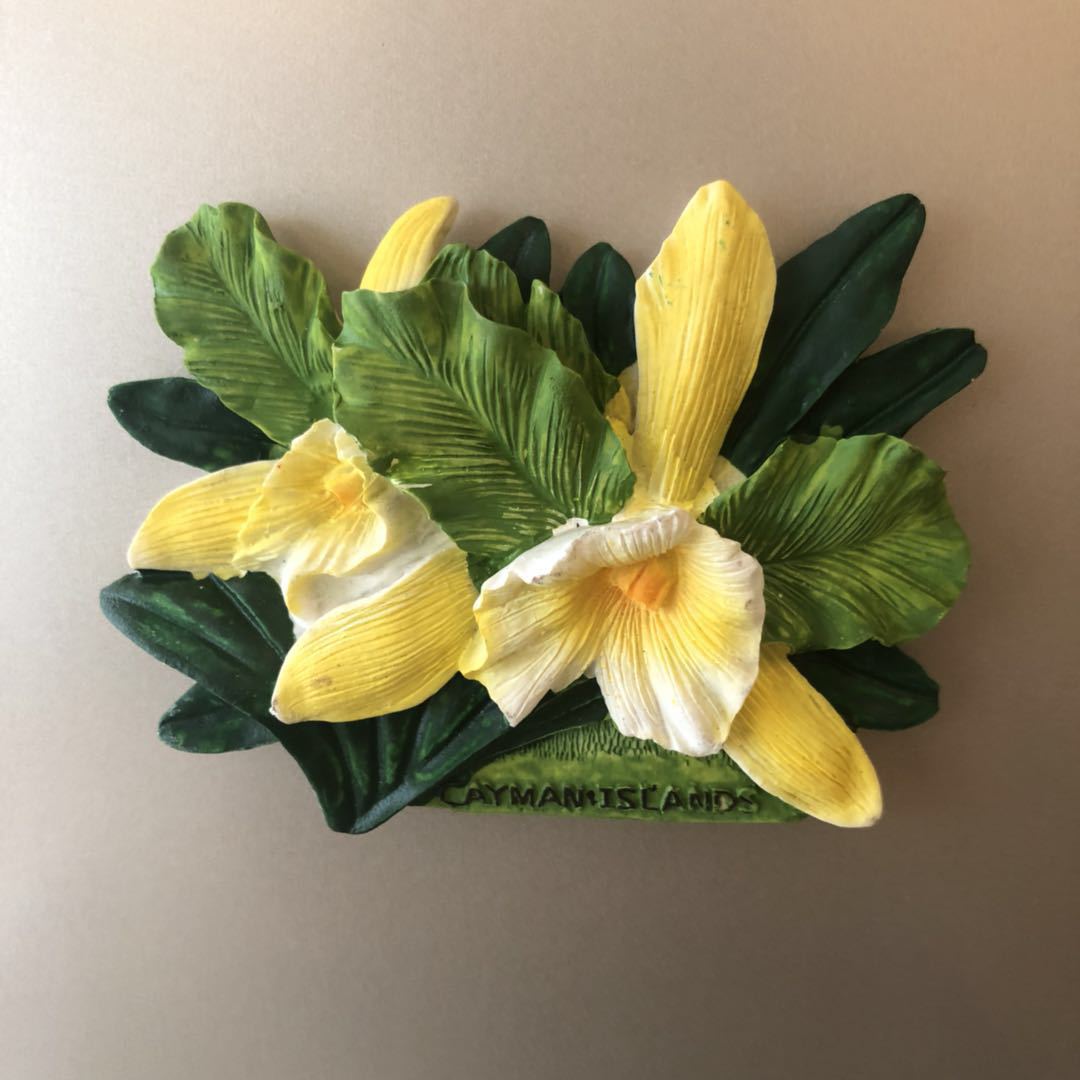 Resin Refrigerator Sticker Artificial Flowers 3d Fridge Magnetic Refrigerator Sticker Home Decoration Ideas