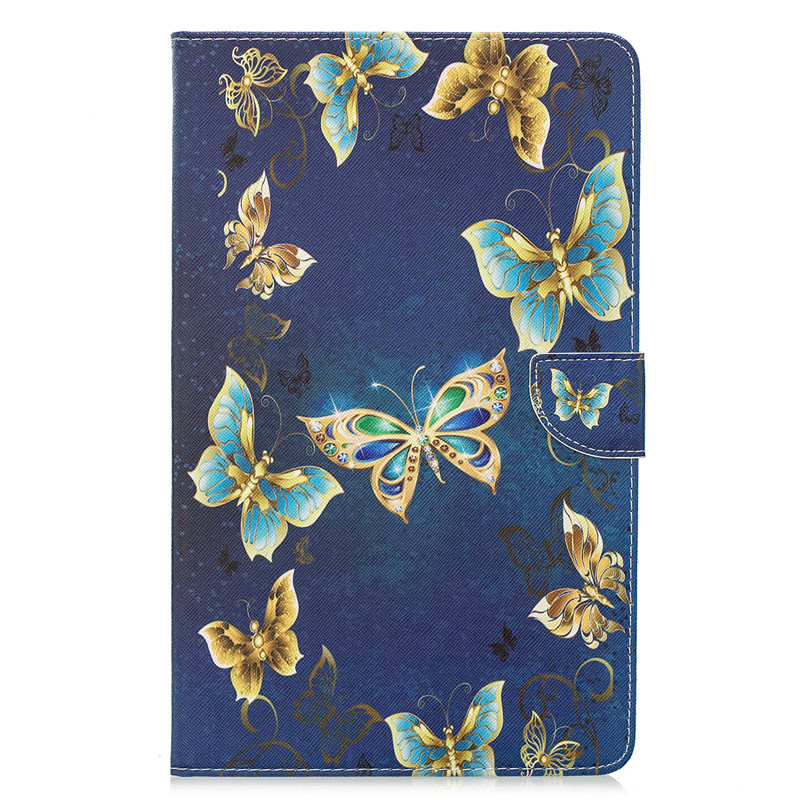 Per Il caso di Samsung Galaxy Tab 8.0 2019 SM-T290 T295 Simpatico Gatto Unicorno Cucciolo Farfalla Tablet Cover Per Galaxy Tab UN 8.0 2019 Caso: Blue Butterfly