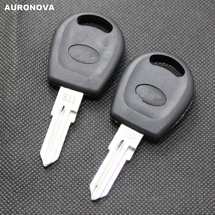AURONOVA Replace Original Key Shell for Chery QQ Spare Key Blank Case With Uncut S11 Blade