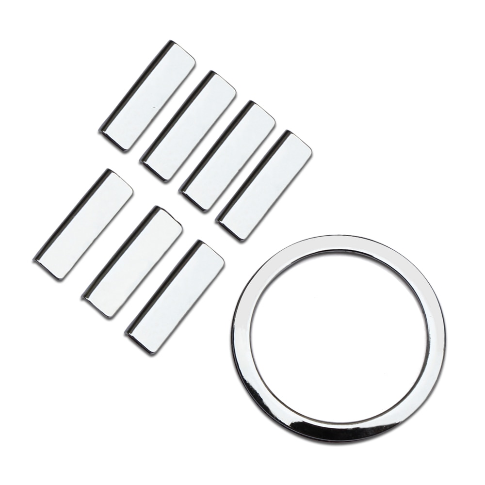 Stainless Steel Car Window Switch Decorative Sequins Lifter Dedicated Sticker For Peugeot 208 - 307 4008 5008 GT