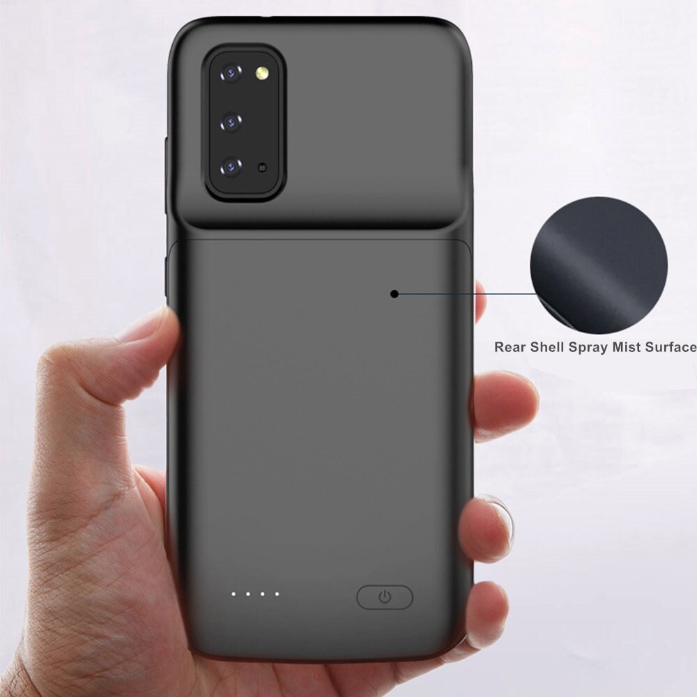Quling 4800 Mah Voor Samsung Galaxy S20 Batterij Case S20 Batterij Oplader Bank Stroom Case Voor Samsung Galaxy S20 Batterij case