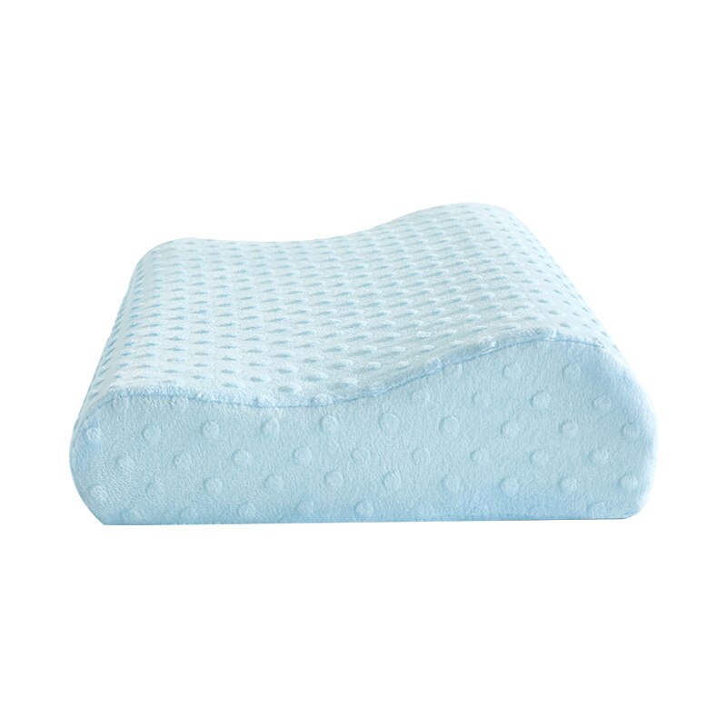 Oreiller orthopédique en mousse à mémoire de forme pour enfant et adulte, en Fiber de bambou, pour dormir, thérapie cervicale, orthopédique