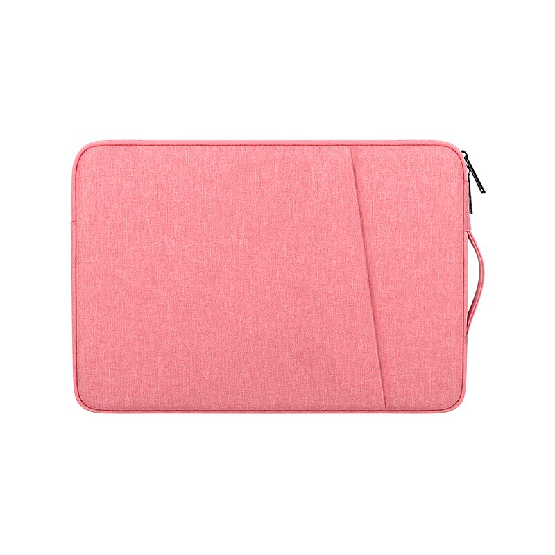 Bolsa de laptop geral para macbook, bolsa para notebook de 13/14/15 polegadas para ausu hp xiaomi xiaomi dell: Pink / 15.6 inch