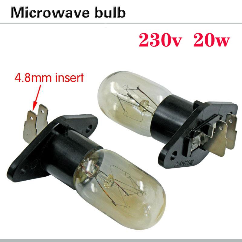 1pc mikrovågslampor kylskåp belysning glödlampa 230v 20w med hållare
