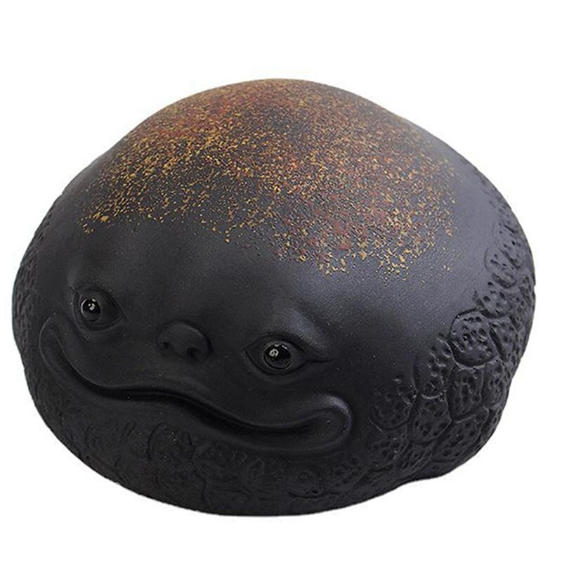 Purple Sand Golden Toad Tea Pet Can Raise Lucky Tea to Play Tea Table Accessories Tea Table Tea Set Decoration: Default Title