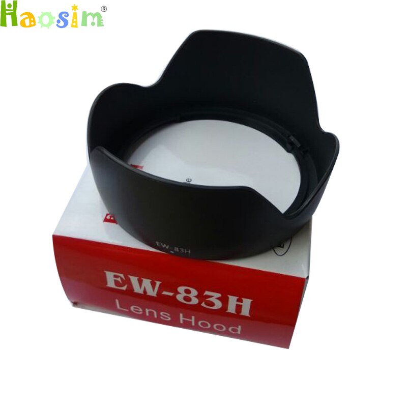 10pcs/lot EW-83H Flower Shape Camera Lens Hood LC-77 For Canon 5D2 5DII 5D3 5DIII EF 24-105 mm f/4L IS USM DSLR Lens with box