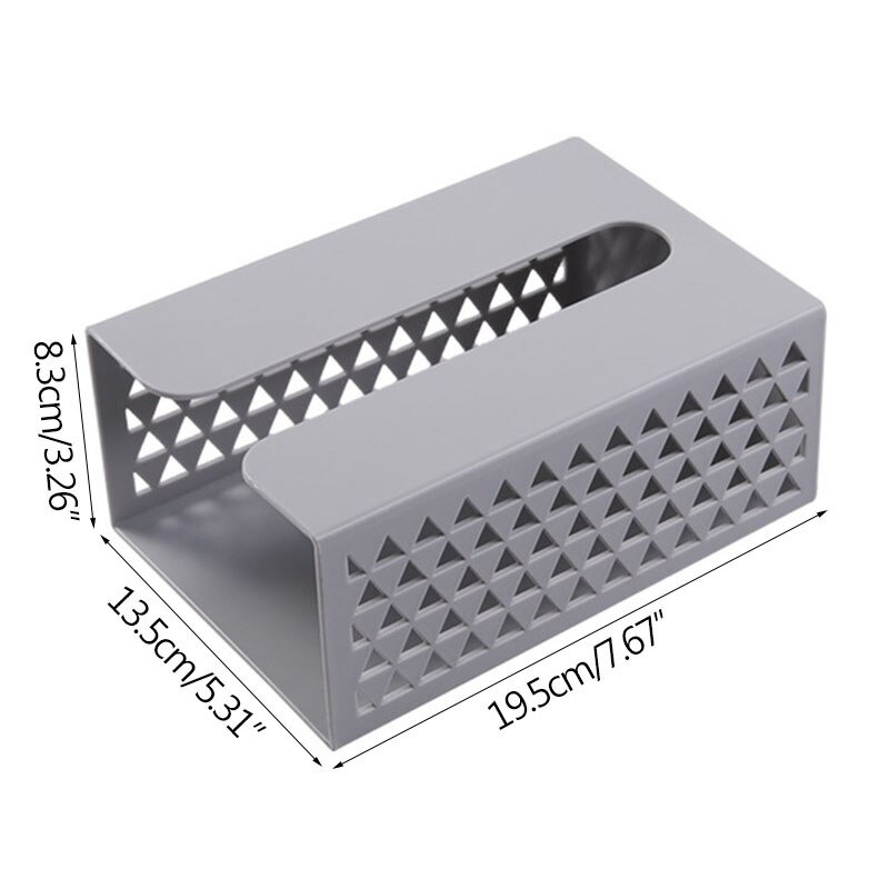 Home Storage Wall-Mounted Multifunctional Tissue Box Home Storage Box Bathroom Accessories Organizer Tissue Holder