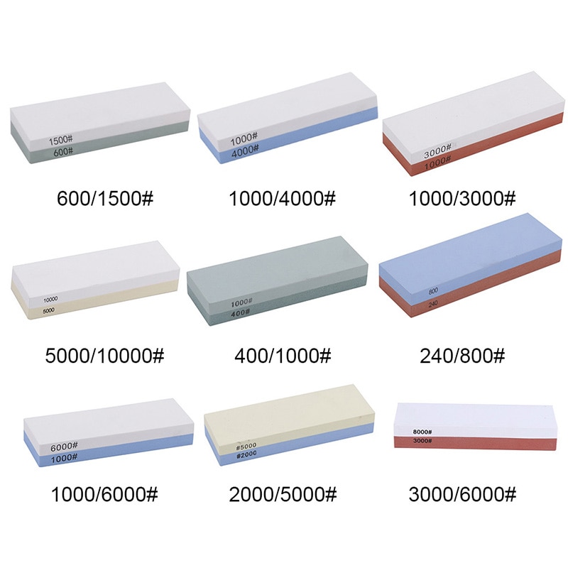 3000/8000/10000 Kitchen Knife Sharpener Whetstone Water Stone Honing Knife Grinder Sharper System Sharpening Stone