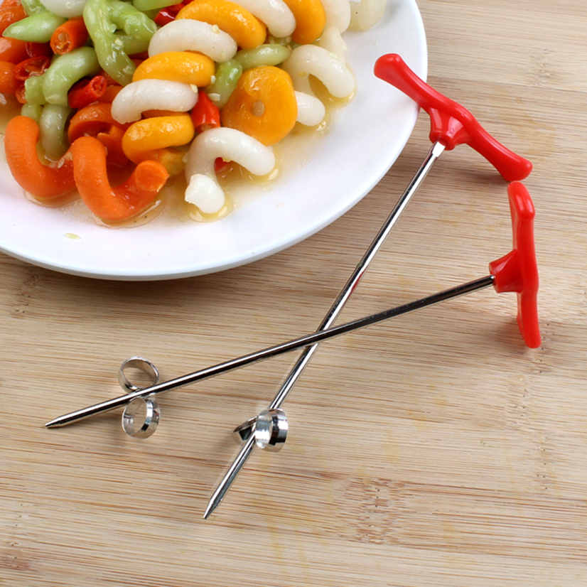 Groenten Spiraal Mes Carving Tool Aardappel Wortel Komkommer Salade Chopper Handleiding Spiraal Schroef Slicer Cutter Spiralizer