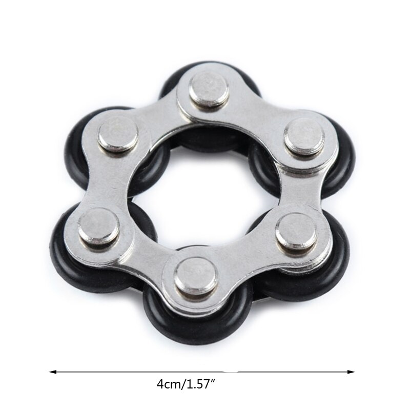 Foreign trade 6-section Key Ring Fidget toy to relieve pressure and vent toy bicycle decompression chain