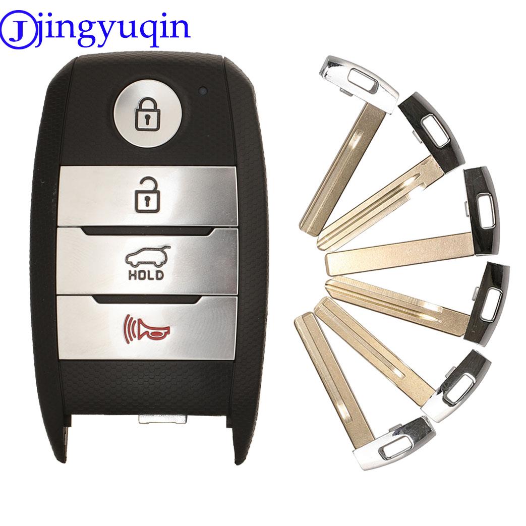 Jingyuqin-funda para llave de coche, carcasa para KIA Ceed K3, K4, K5, Sportage R, QL, KX5, Sorento, KX3, KS3, RIO, Cerato, Optima, Frote Soul, 4B