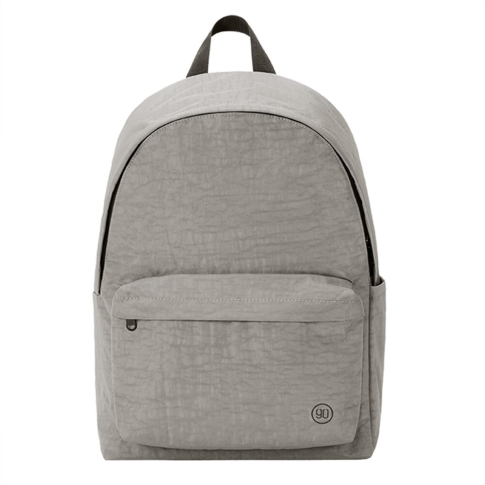 NINETYGO 90FUN mochila para jóvenes universitarios, bolsa de 15L de capacidad para niñas y niños, colorida mochila para parejas, bolsa de escuela ligera a la: Khaki