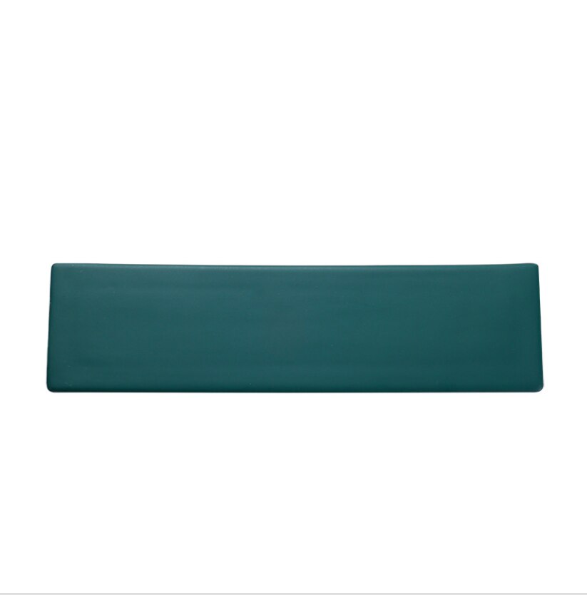Assiette rectangulaire en céramique longue | Fournitures de Restaurant, assiette à Sushi, planche à pâtisserie, plateau de service pour fournitures de cuisine: 2