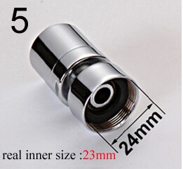 brass faucet adapter 12/14/16/18/20/22/24mm 360 degree swivel aerator female or male thread: 24mm female
