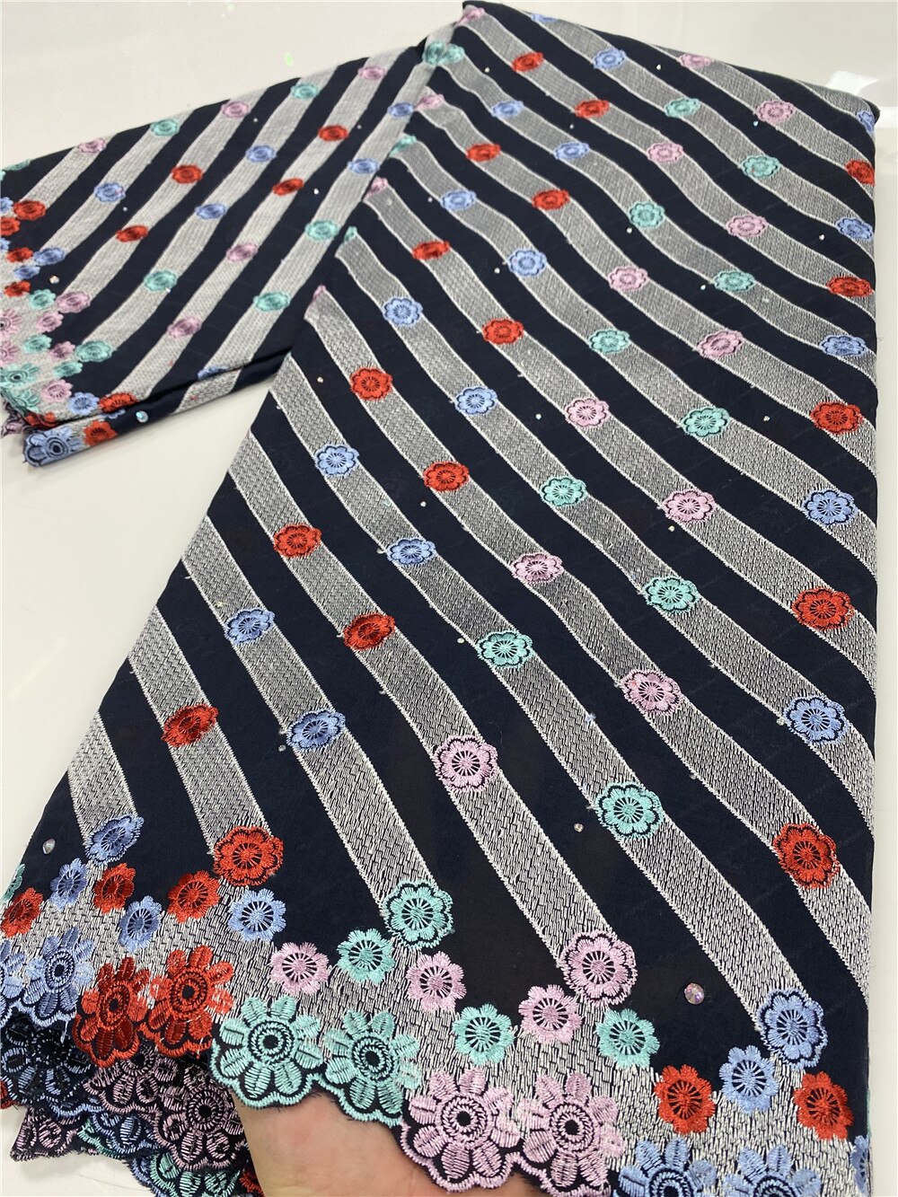 Tela de encaje de gasa seca Africana telas de enca... – Grandado, image size:1000x1333