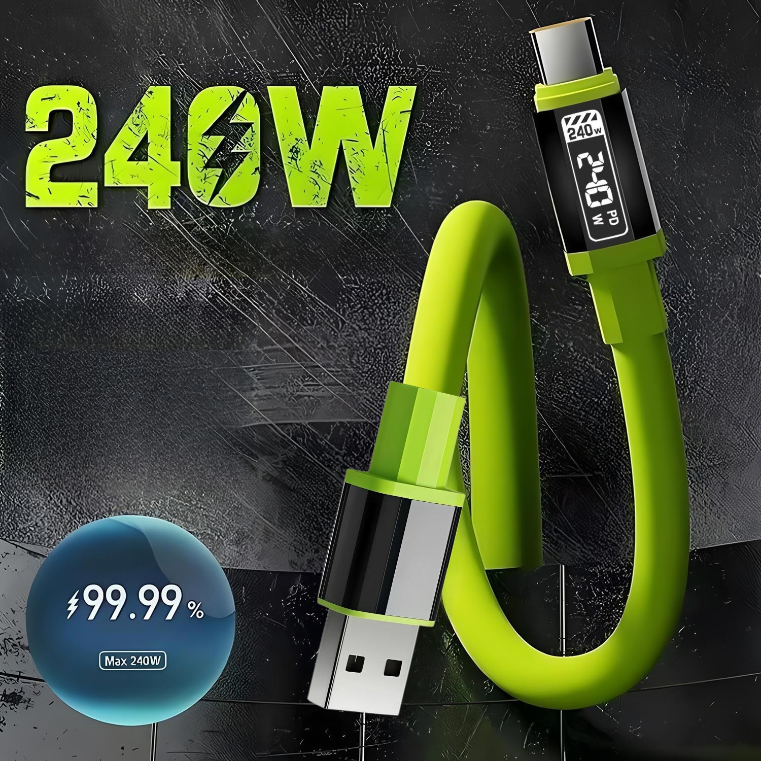 240w schnellladekabel für iphone 15, 16, 17, android, usb-typ-c-ladekabel, mehrere usb-ladekabel, usb-typ-c-kabel