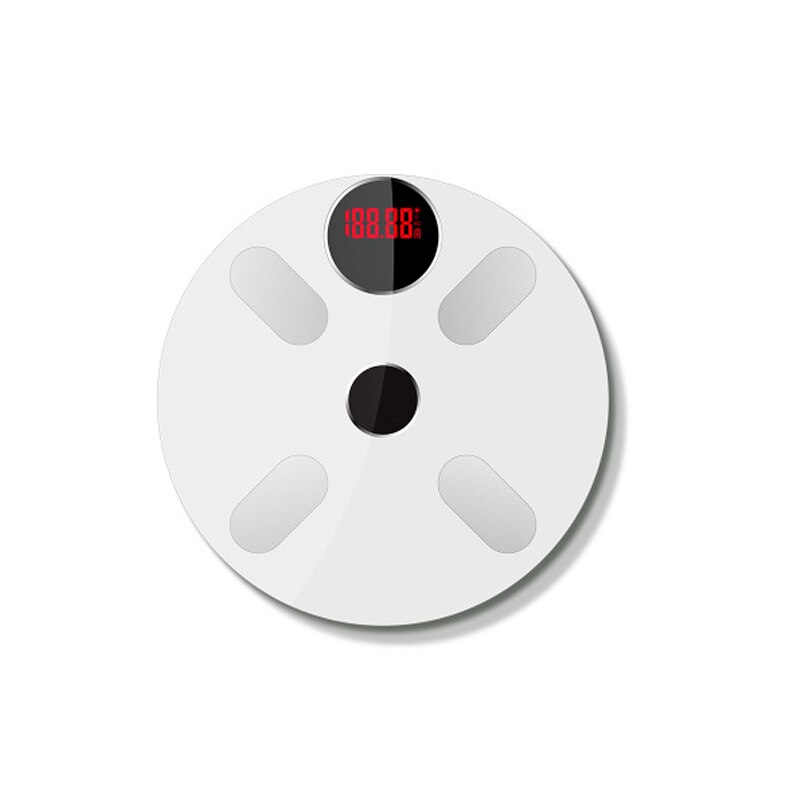 Xiaomi corpo bagno bilancia pesapersone bilance elettroniche intelligenti composizione BMI telefono cellulare preciso analizzatore Bluetooth portato digitale: Avorio