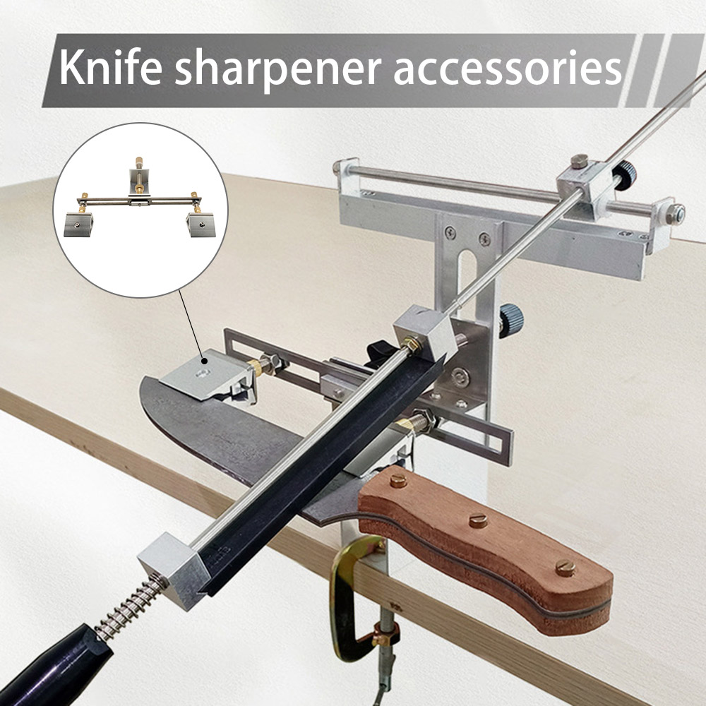 Knife Sharpener Clamp Long Blade Grinding 360 Degree Rotation Flip Clip Home Kitchen Knife Sharpening System Refit Acessories