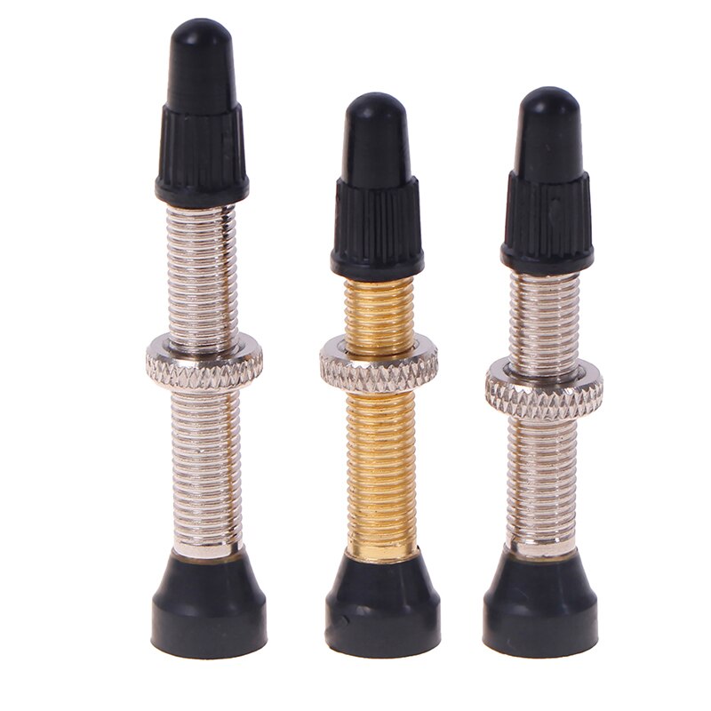 Bicycle Valve For Road MTB Bicycle Tubeless Valve Tires Brass Core Alloy Stem Tubeless Sealant Compatible