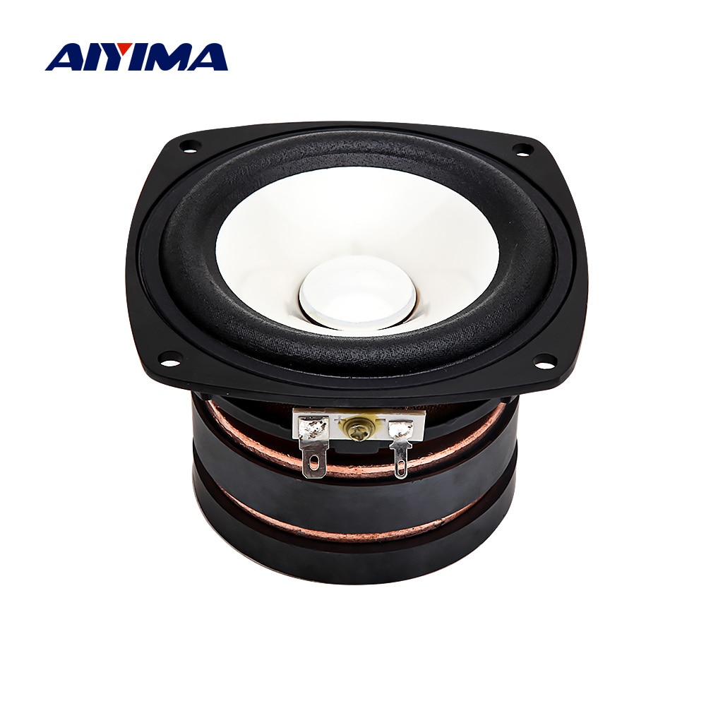 Aiyima 4 Inch Speaker Volledige Range Luidspreker Kolom 4 Ohm 100 W Diy Sound Muziek Speaker Voor Home Theater
