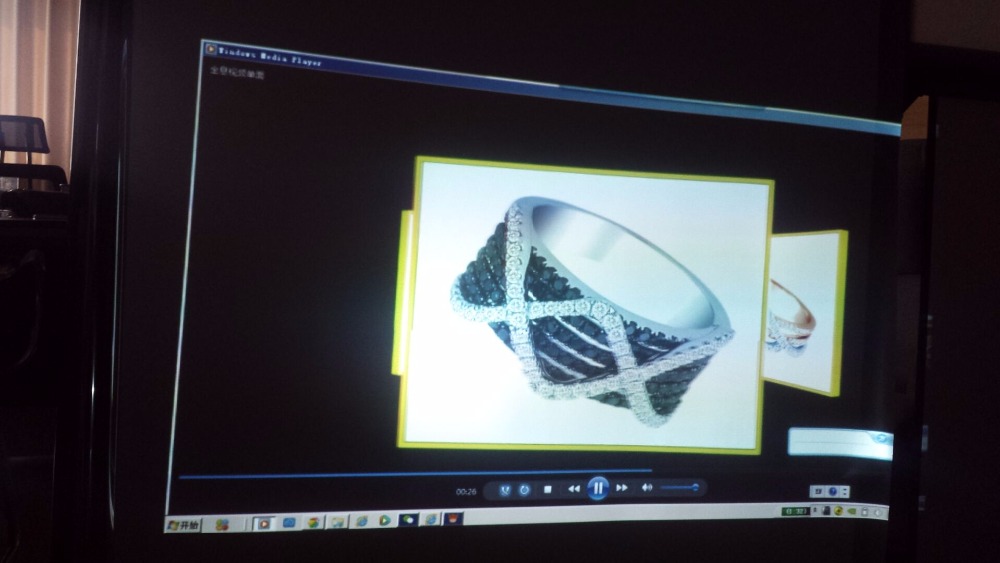 ! (On 0.6m * 1.5m Carbon Black Rear Projection Screen Film