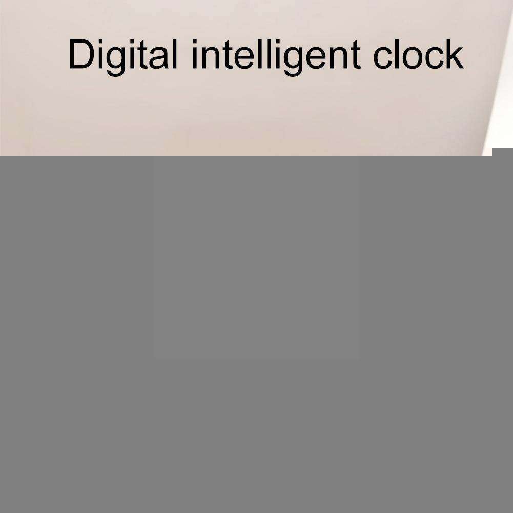 Led Mirror Screen Alarm Clock Digital Clock Voice Control Snooze Date Temperature Display For Home Decoration R4j9