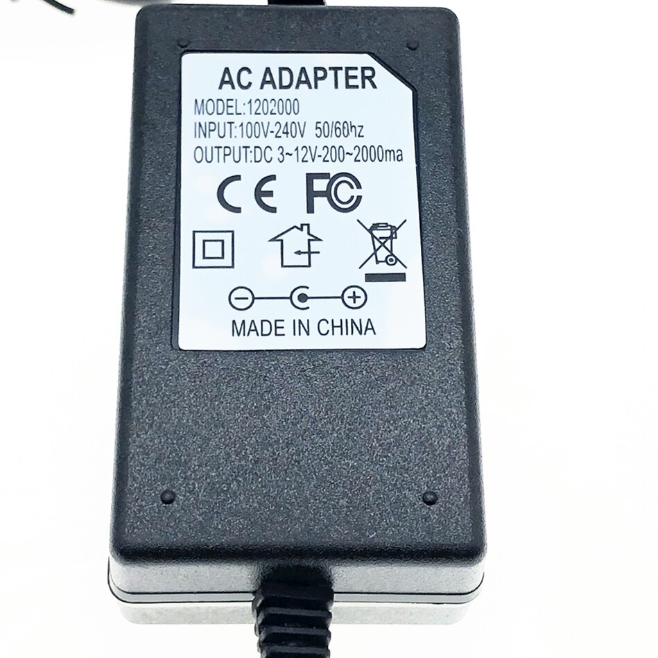 Verstelbare AC Naar DC 3V 9V 12V 24V 36 V 1A 2A Power universele Adapter Voeding 3 9 12 24 36 V 1A 2A Volt voeding adatpor schakelaar