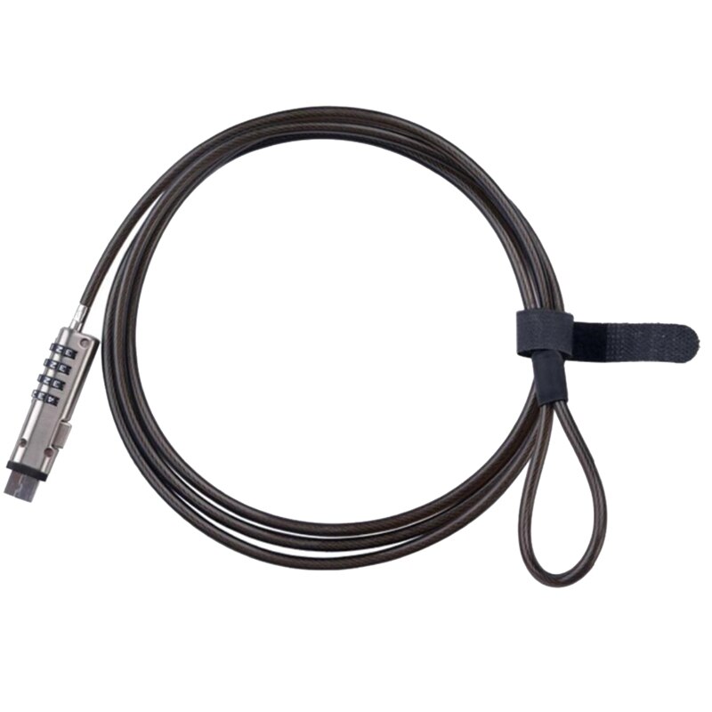 4 digitale universele usb-laptopbeveiligingskabelsloten voor computers