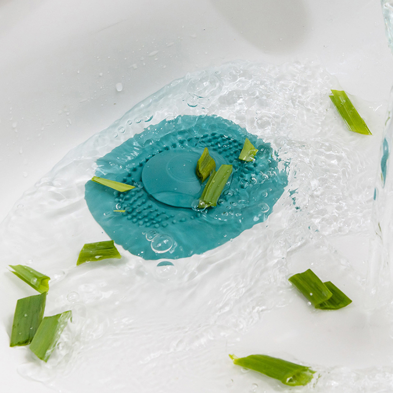 Drücken sie Typ Waschbecken Ablassen Sieb Waschbecken Haar Fänger Dusche Badewanne Boden Filter Deodorant Stecker Küche Schlecht Zubehör