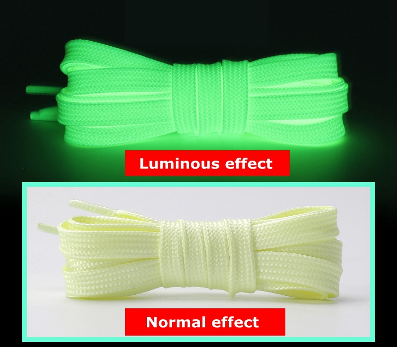 Cordones luminosos de 6 colores para niños y adultos, cordones para zapatos planos, brillantes, para , fluorescentes, Unisex, 1 par: Yellow / 80 cm