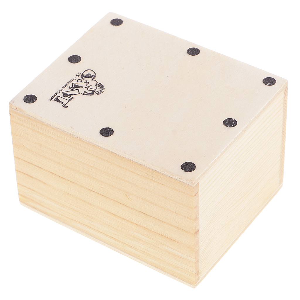 Petit tambour en bois Cajon, transport de sable, Mini Instrument à Percussion à la main, pièces d'accompagnement