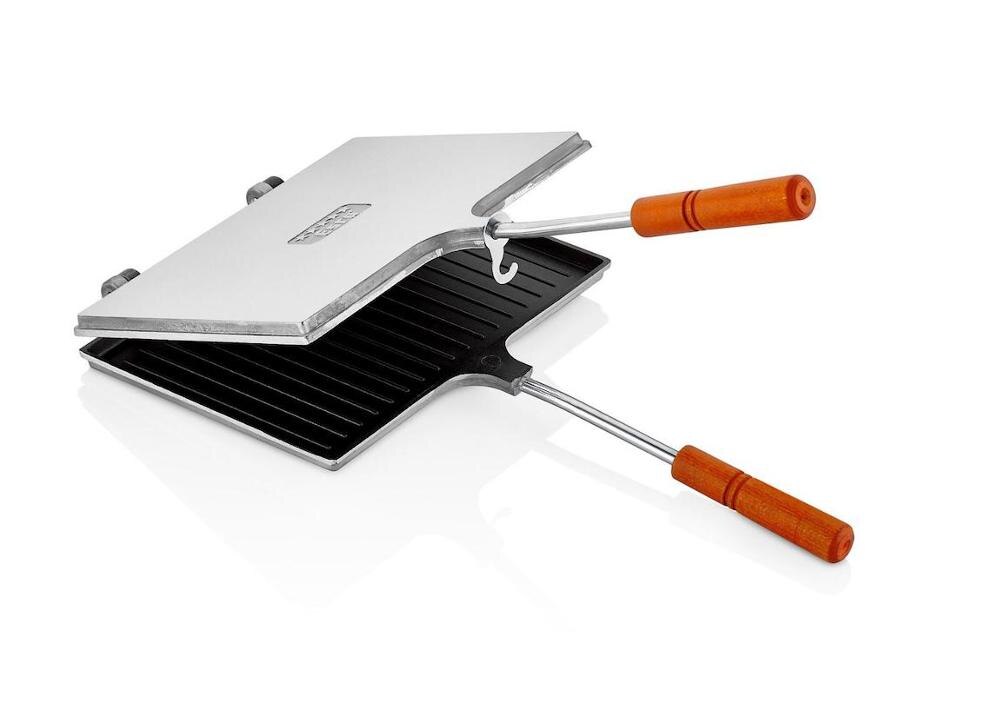 Granite Non-Sticky Toast maker Aluminium granite non-sticky covering bread grilling waffle maker breakfast: Inside non-sticky covering