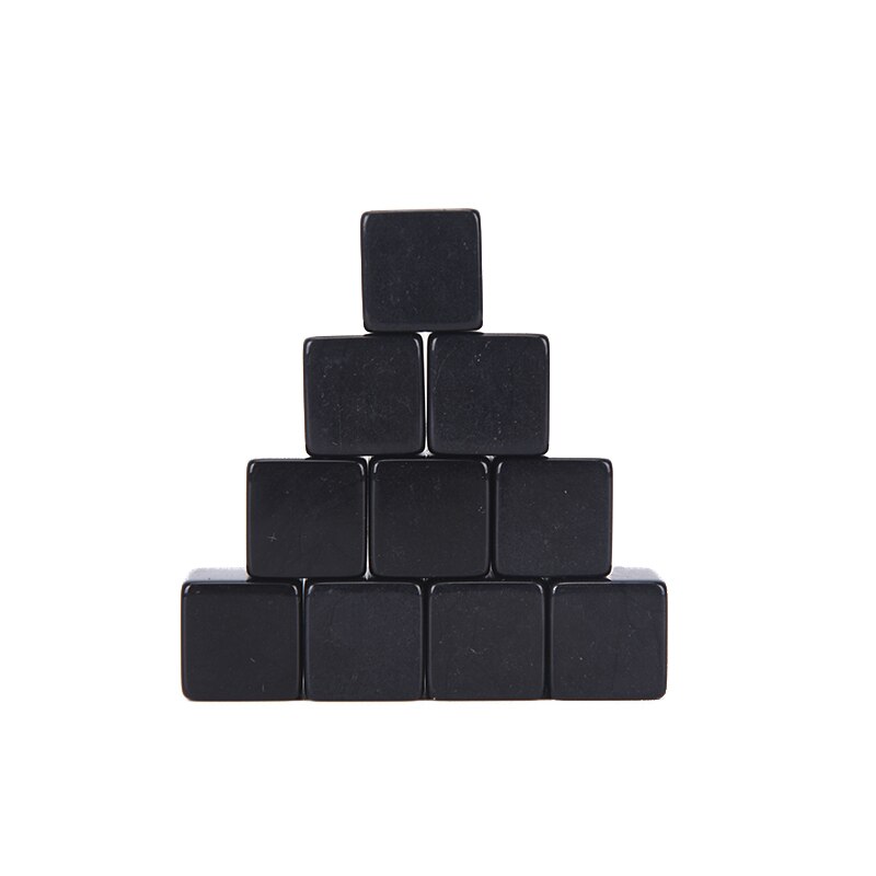 8 Houten Witte Dobbelstenen Set - Diverse Spellen