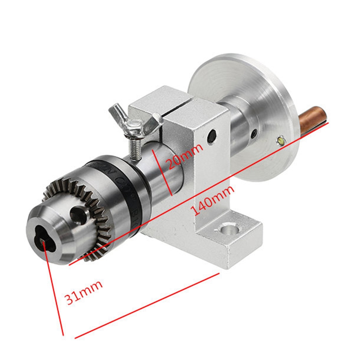 Live Lathe Center Head With Chuck DIY Accessories For Mini Lathe Machine Revolving Centre Woodworking Tool