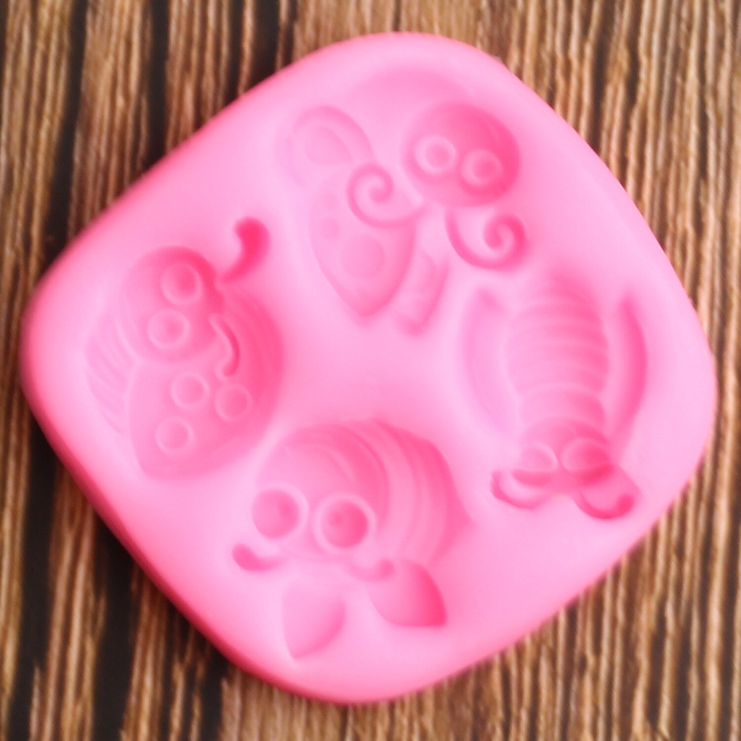 Stampo in silicone per insetti scimmia 3D strumenti per decorare torte fai-da-te stampo in resina polimerica argilla stampi per cioccolato Sugarcraft