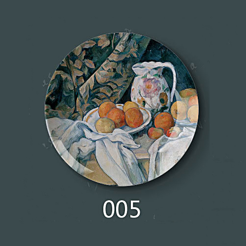 8 "Inch 20.5Cm Diameter Paul Cezanne Schilderen Porselein Decoratieve Thuis Hal Muur Opknoping Plaat Arts Disc: 5