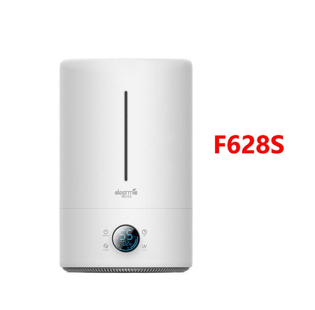 Xiaomi deerma luftfugter 5l æterisk olie aroma diffuser ultralyd husholdning aromaterapi humificador til hjemmekontor: F628s / Uk