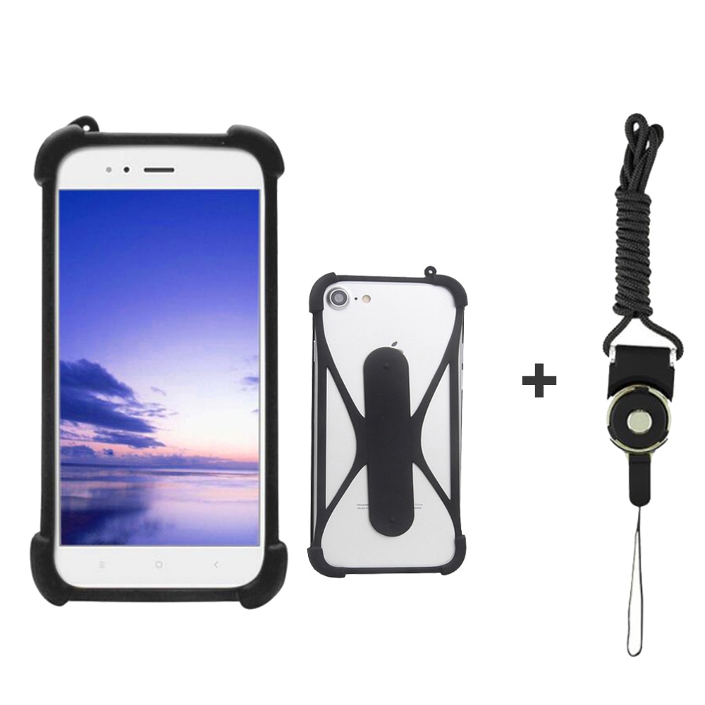 For OUKITEL C9 C15 Pro Silicone Case Soft Elastic Bumper Phone Holder For OUKITEL C17 Pro Universal Case
