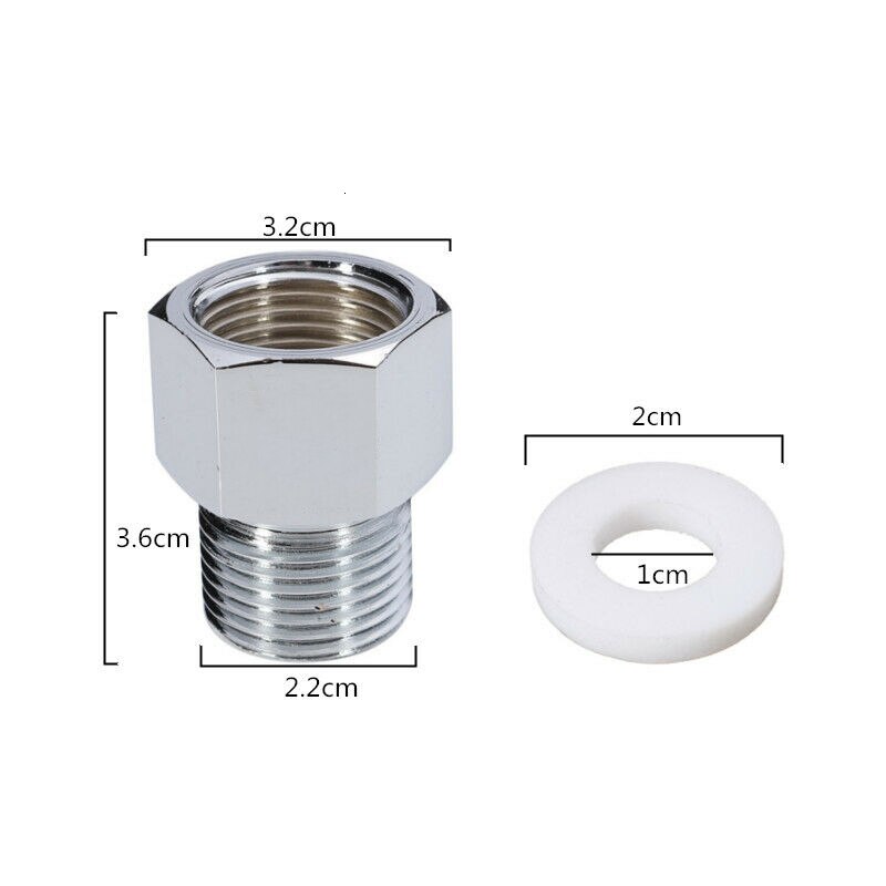 Acquario CO2 Cilindro Convertitore dell'adattatore del Connettore per Regolatore di G5/8 W21.8 M22 pesce Acquatico Forniture
