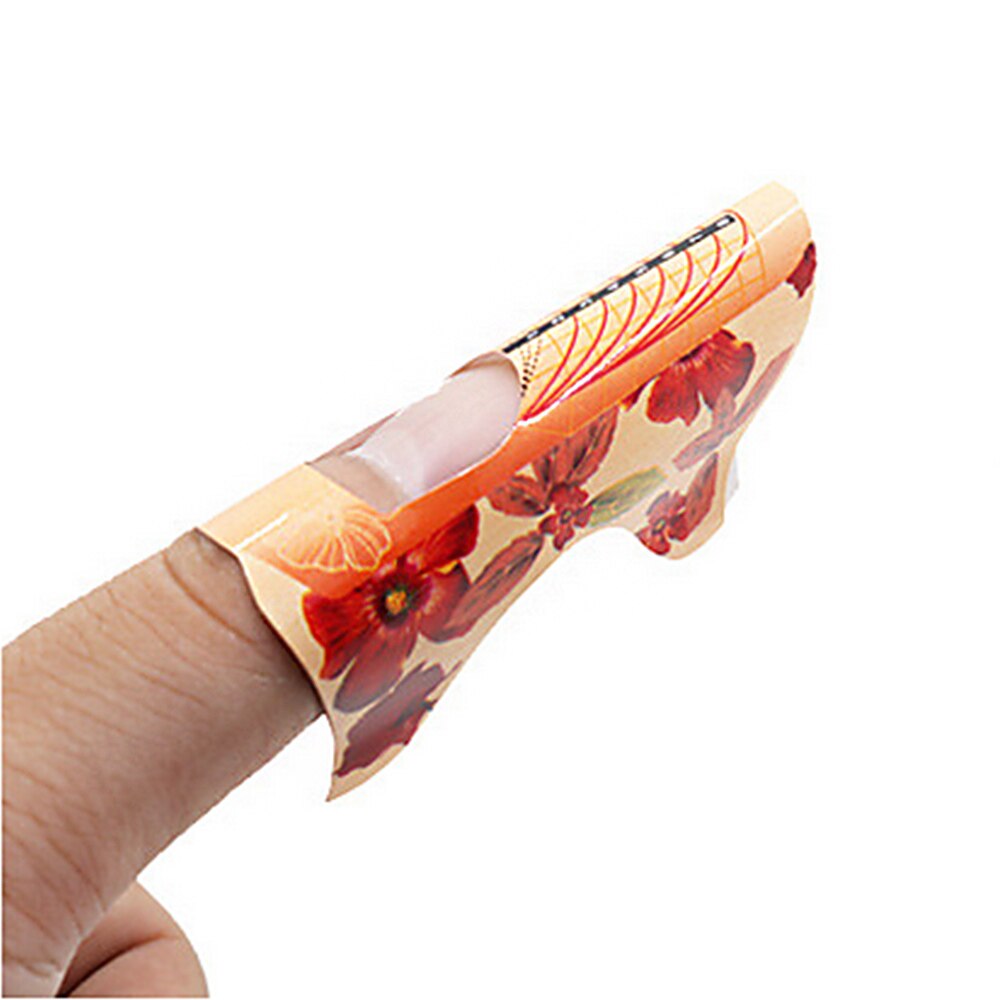 Manicure Uitgebreide Papierlade Vlinder Papier Houder Crystal Maple Leaf Vorm Papierlade Nail Art Tool