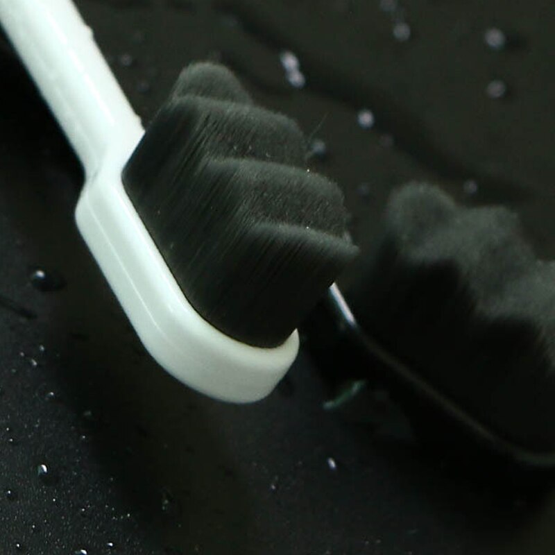 Ultrafint mykt hår miljøvennlig tannbørste bærbar reisetannbørste med boks myk fiber nano tannbørste munnhygienepleie