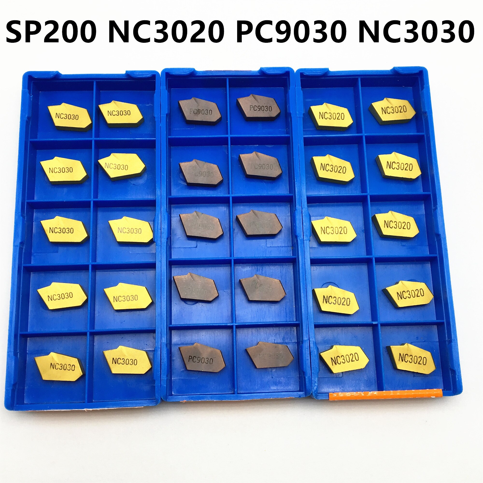 50pcs Carbide Width Accessories SP200 NC3020 NC3030 PC9030 GTN-2 ZQMX2N11-1E Cutting Insert 2mm Kit Slotting Turning Tool