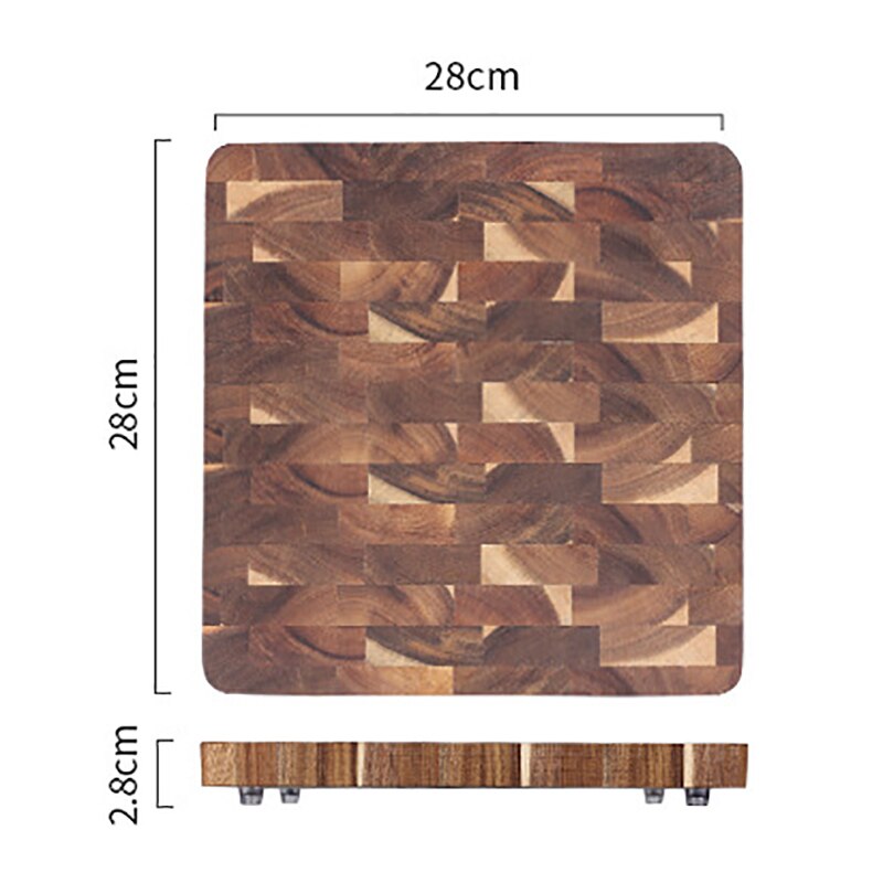 Premium Acacia Wood Cutting Board Solid Sturdy Chopping Serving Tray Platter Perfect