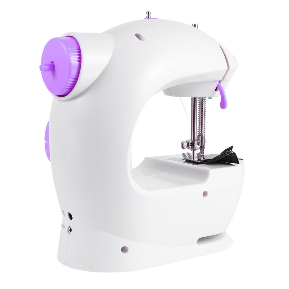 Mini Sewing Machine Electric Multifunctional Small Desktop Sewing Machine for Home (Pink, Original American Wire Gauge)
