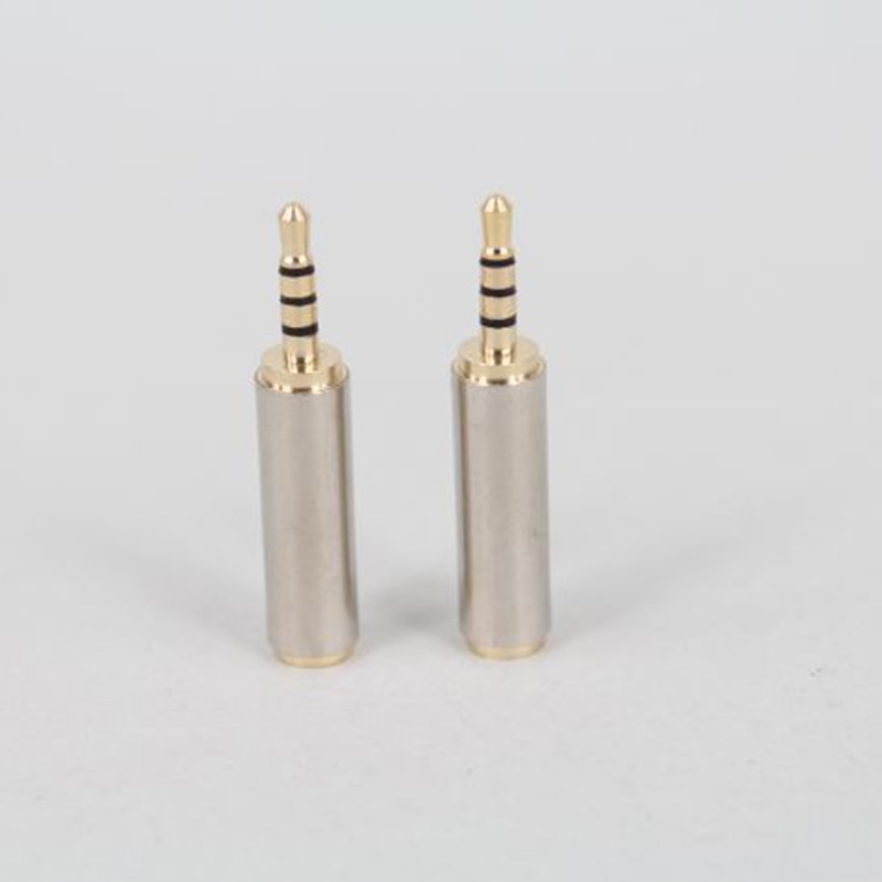 1pc Gold 2,5mm Stecker auf 3,5mm Stereo Audio Adapter Stecker Konverter Kopfhörer Jack Für Nokia Kopfhörer adapter