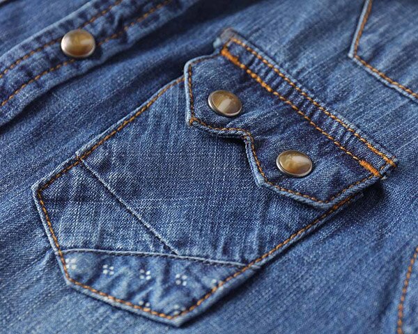 Kinderkleding jongen lange mouwen denim shirt katoen 3-14 jaar