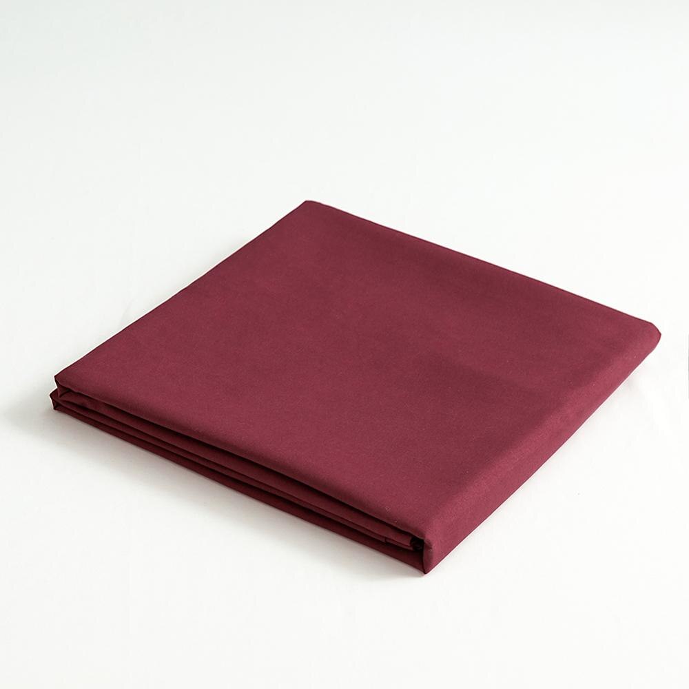 Bonenjoy 1 pc sängkläder utan örngott överlakan för sängen fast vinröd färg queen size lakan set king size