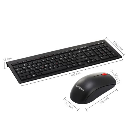 Originalt lenovo trådløst tastatur og mus sæt trådløst tastatur og mus sæt sæt  m120 pro computer notebook tastatur: Default Title