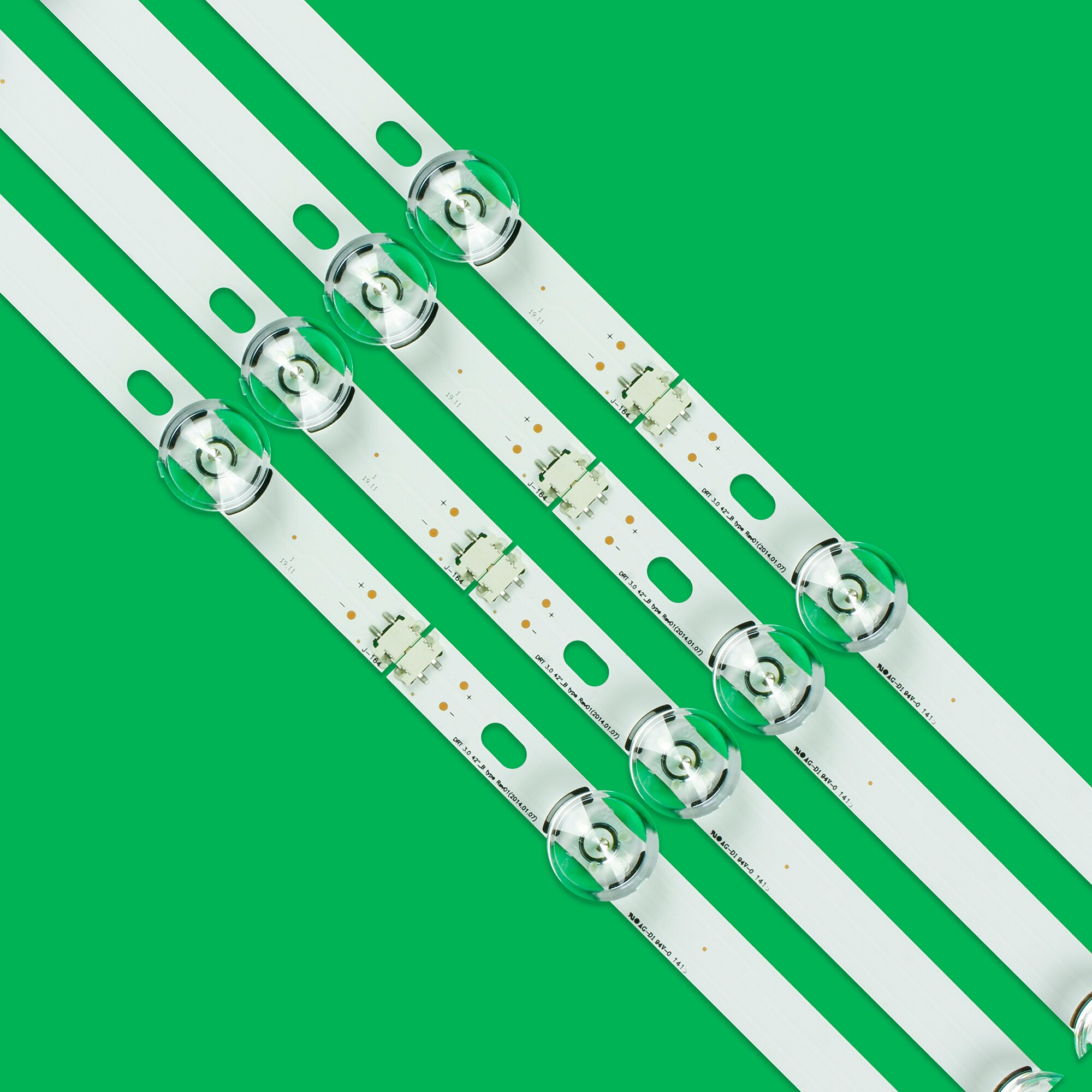 8 unids/set tira de LED para iluminación trasera bar para LG LC420DUE 42LB3910 42LF620V INNOTEK DRT 3,0 42 pulgadas B 6916L-1709A 6916L-1710A