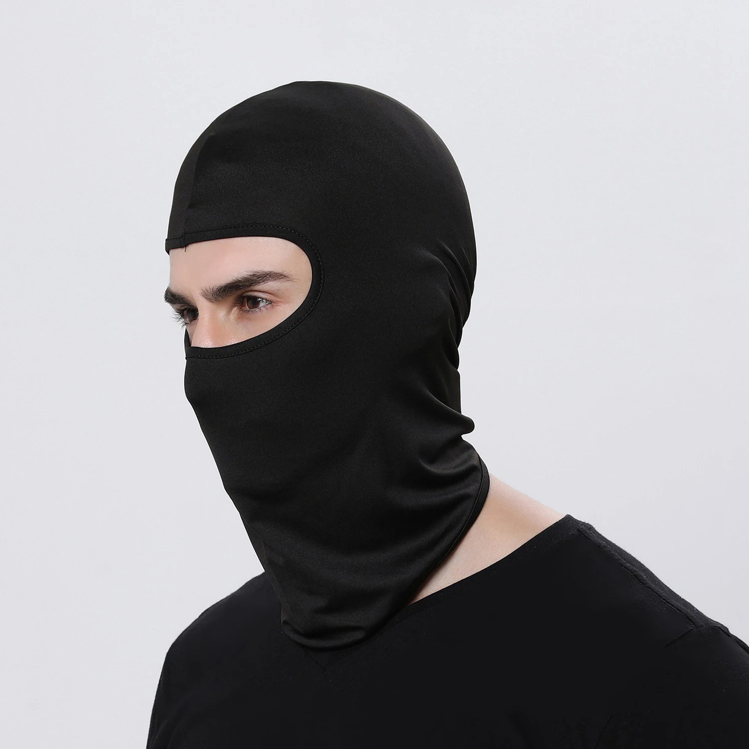 Ademende Bivakmuts Motorfiets Full Face Mask Cycling Motorcross Helm Capuchon Moto Riding Nek Face Capuchon Moto Accessoires: Bruin